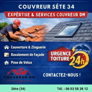 Couvreur toiture à Mèze 34 : Guide complet pour l’entretien et la rénovation de votre toiture