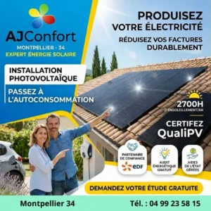 Photovoltaïque à Mauguio AJ Confort