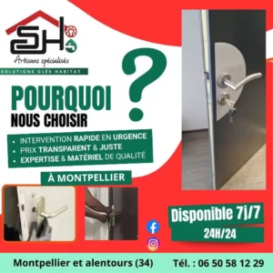 Serrurier urgence Montpellier