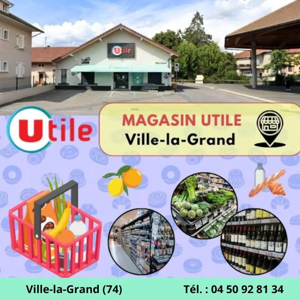 photo de epicerie superette ville la grand 74