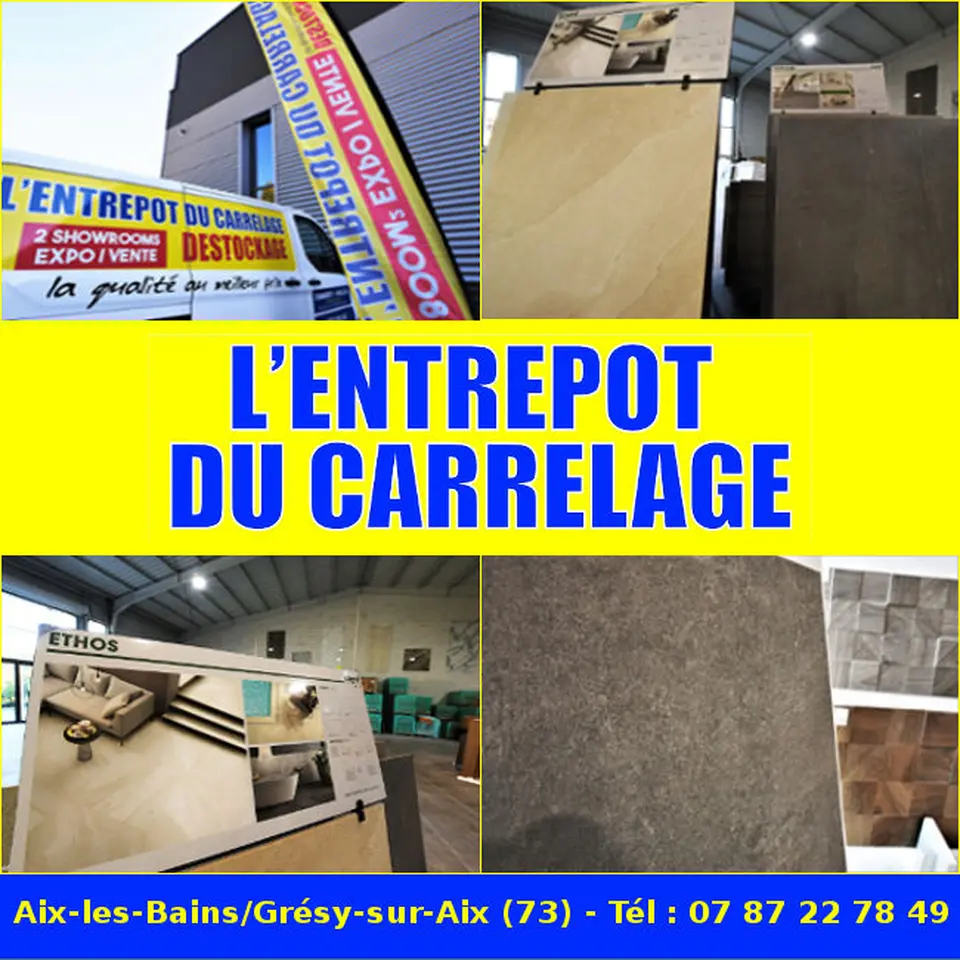 photo de l entrepot du carrelage aix les bains 73