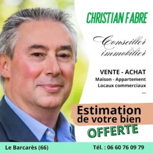 Photo de Christian Fabre et les informations de son agence immobilière