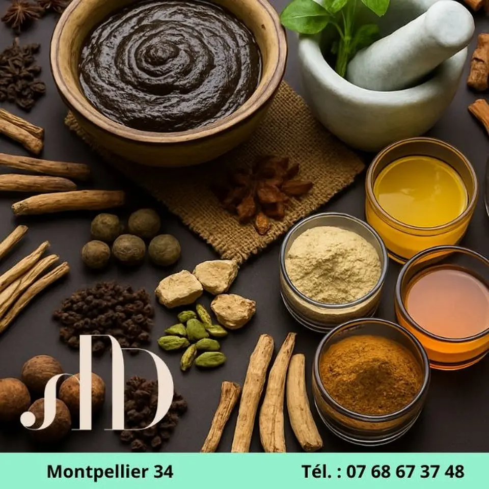 Préparations de plantes utilisées en naturopathie par MD Harmonies, naturopathe à Montpellier 34