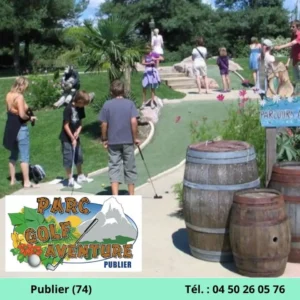 photo de parc aventure mini golf publier thonon 74