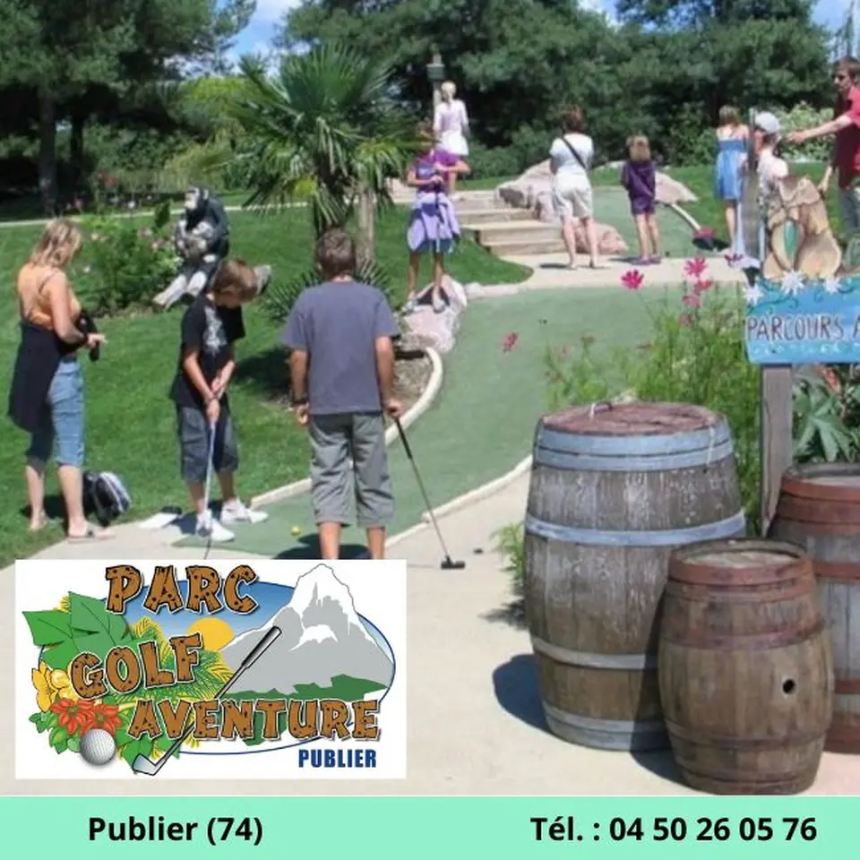 photo de parc aventure mini golf publier thonon 74