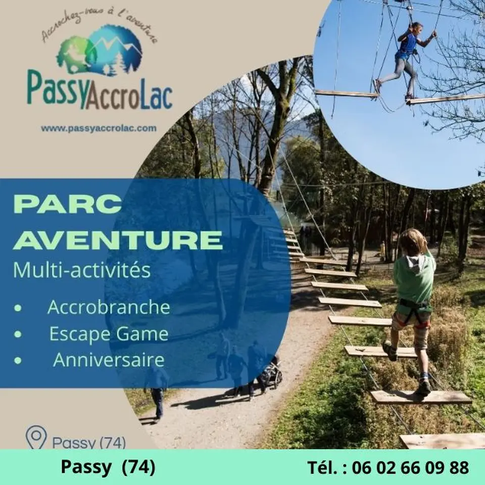 photo de parc aventure passy 74 haute savoie