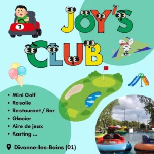 Bannière avec logo Joy's Club
