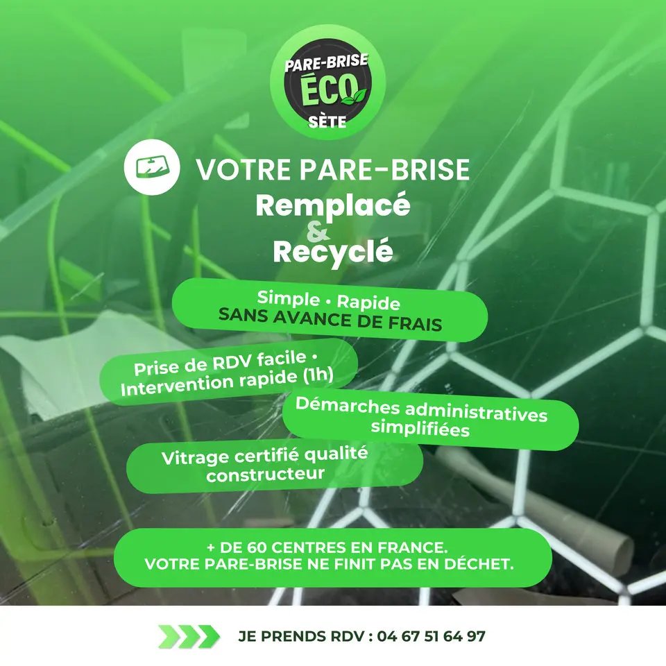 photo de pare brise montpellier cadeaux offert 34
