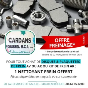 photo de promotions pieces auto neuves montpellier 34