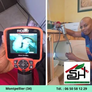 photo de recherche de fuite montpellier 34