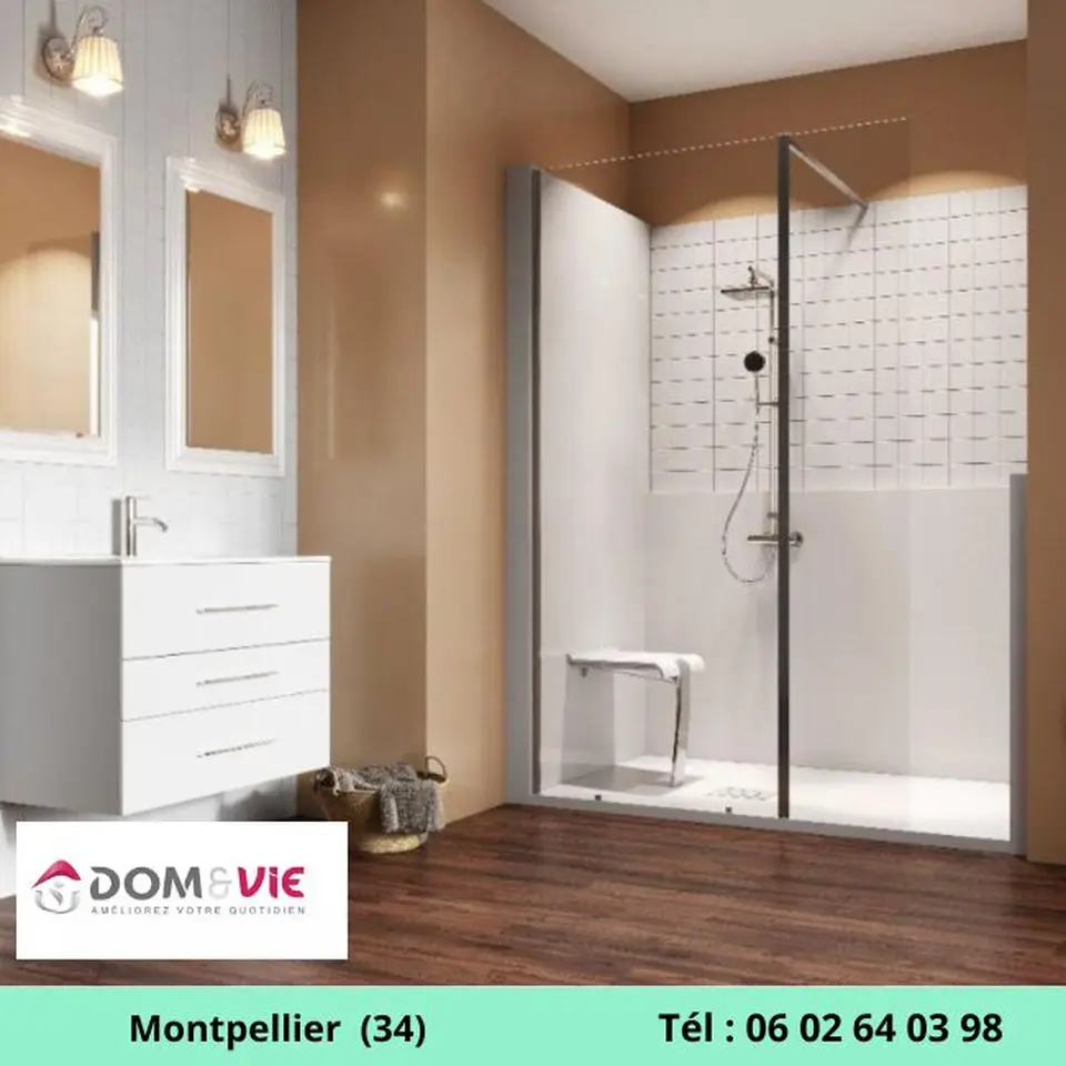 aménagement douche senior Montpellier