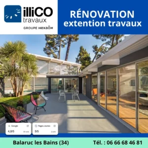 photo de renovation extension travaux balaruc les bains 34