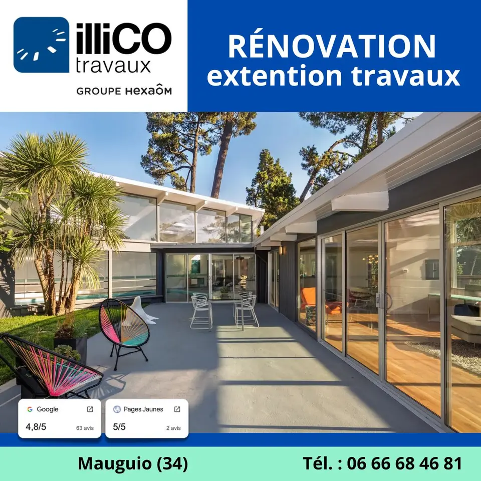 photo de renovation extension travaux fabregues 34