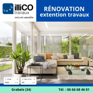 photo de renovation extension travaux grabels 34