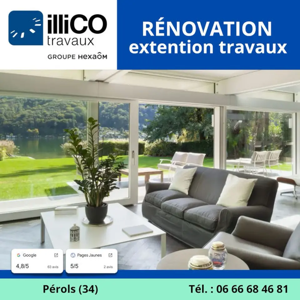 photo de renovation extension travaux perols 34