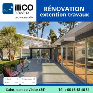 photo de renovation extension travaux saint jean de vedas 34