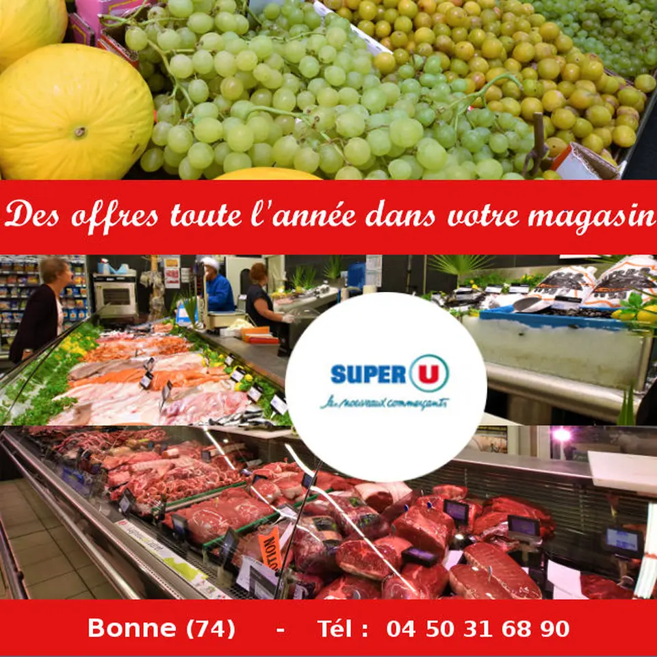 photo de super u bonne 74